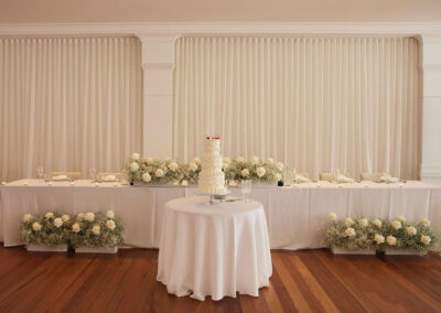 Templestowe Function Centre Wedding Main Table